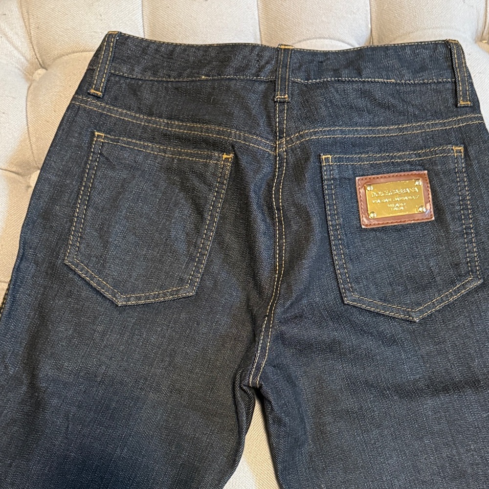 Dolce & Gabbana Dark Blue Ankle Jeans - Picture 4 of 4